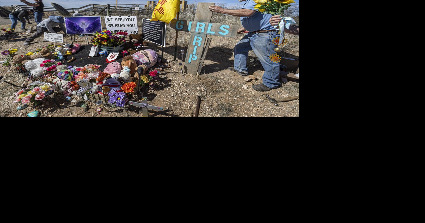 'There were victims': Protesters at former Epstein ranch demand action ...