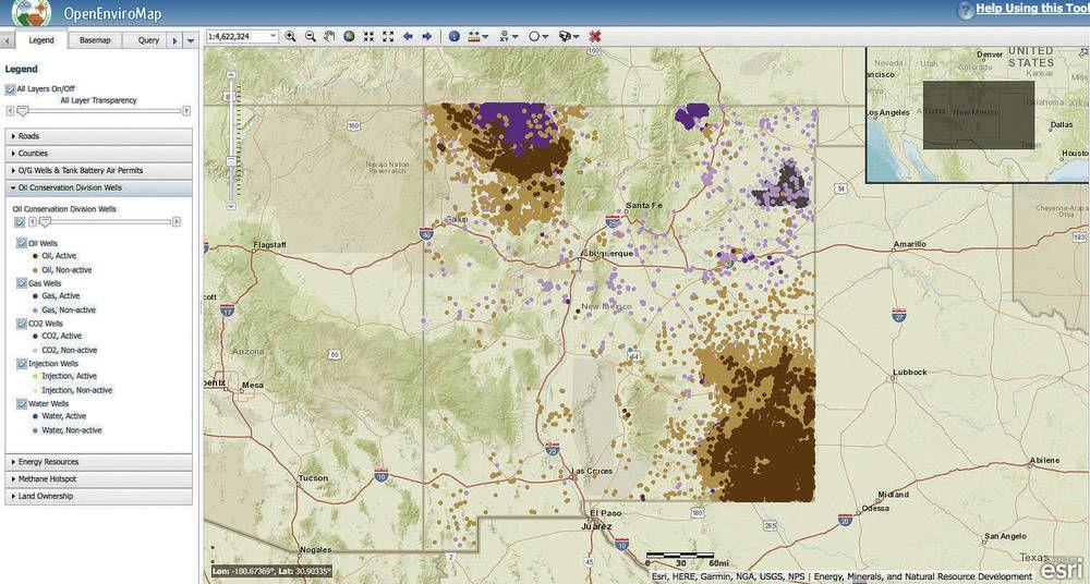 New Mexico launches interactive map of methane emissions  Local News  santafenewmexican.com