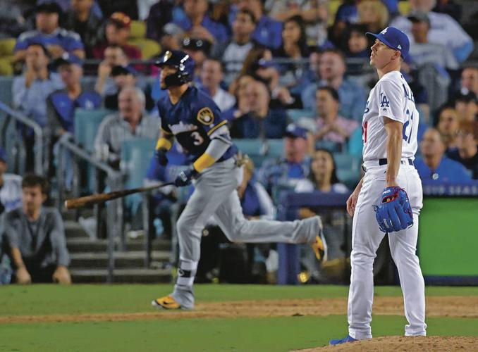 MLB playoffs: Brewers blank Dodgers to take a 2-1 NLCS lead