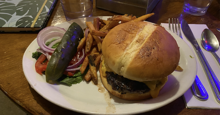 Green chile cheeseburger showdown