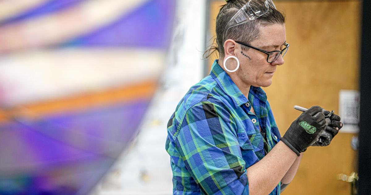 Creating colorful window displays | Local News | santafenewmexican.com