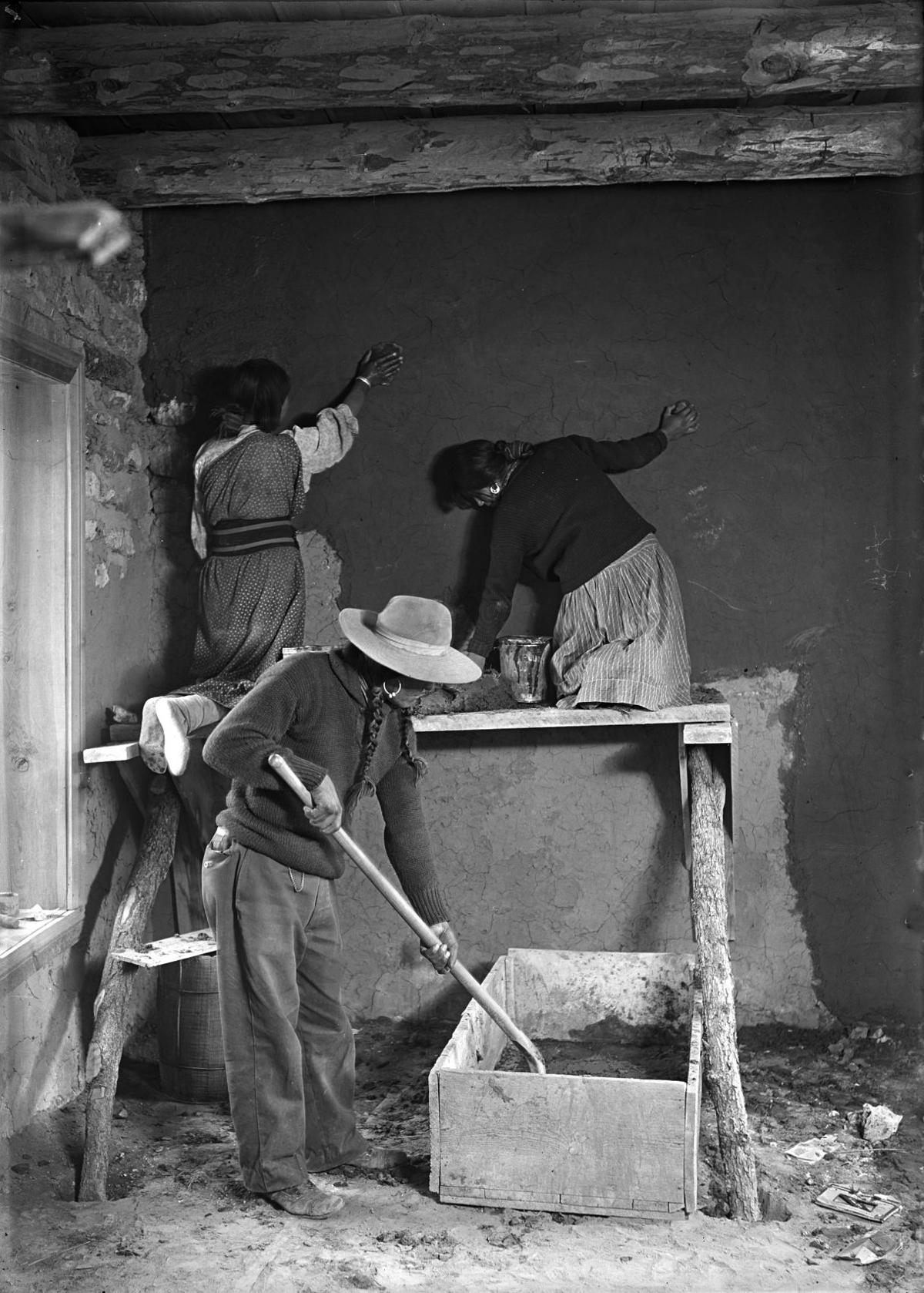 We Plaster Our Walls Valuing A Heritage Technology Home Real Estate Santafenewmexican Com