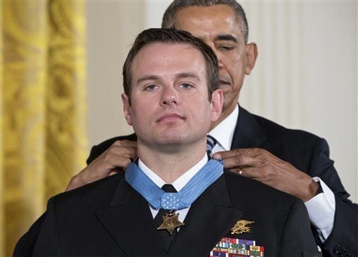 SEAL Team 6 member is given Medal of Honor by Obama | News ...