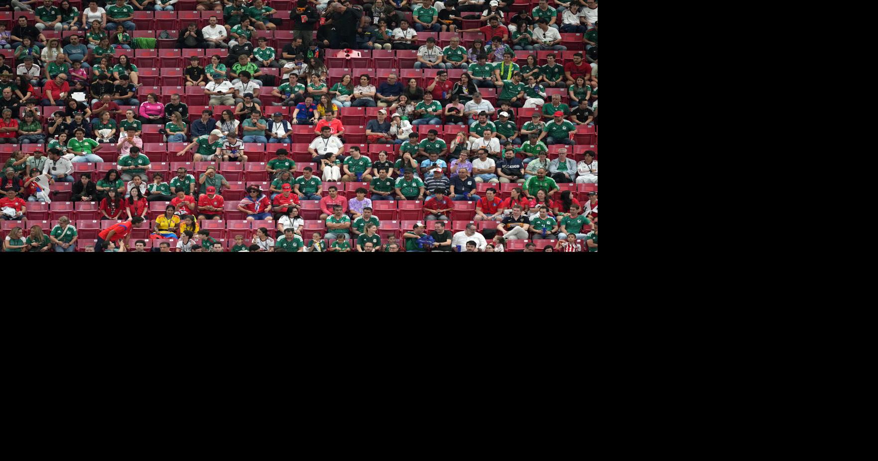 FIFA blames empty seats in Mexico on fans in the concourses
