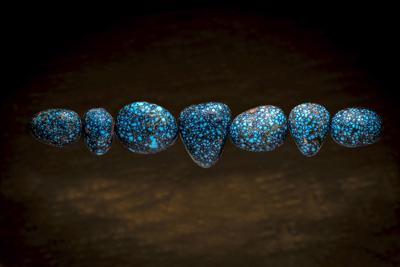 Blue stones smiling at me