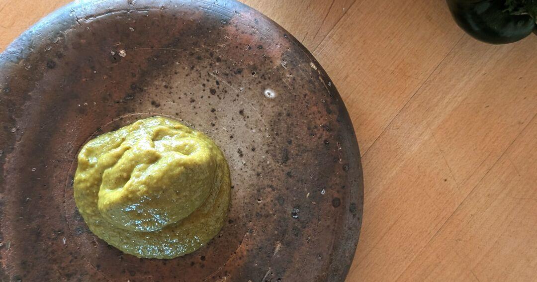 Pickled green chile (jammy) sauce: Sweet-and-spicy revelation