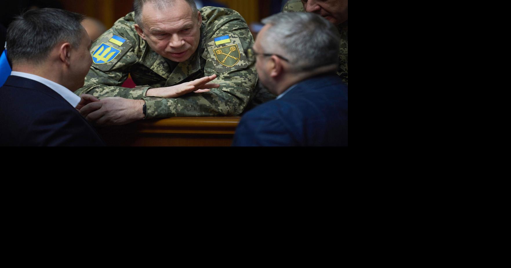 Image for Ukraine's Zelenskyy fires his military chief after protests and names a replacement