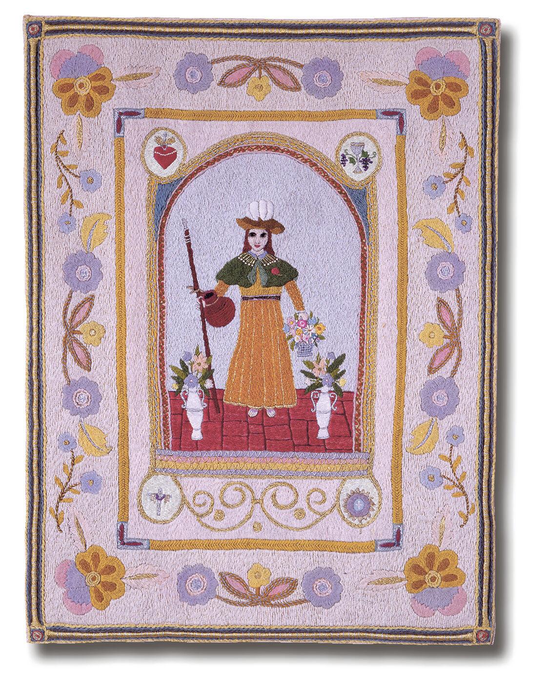 Spanish Market Colcha embroidery Art