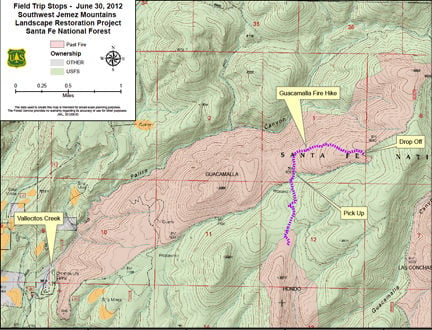 Jemez Mountains tour gives hikers view of fire-prevention, recovery ...