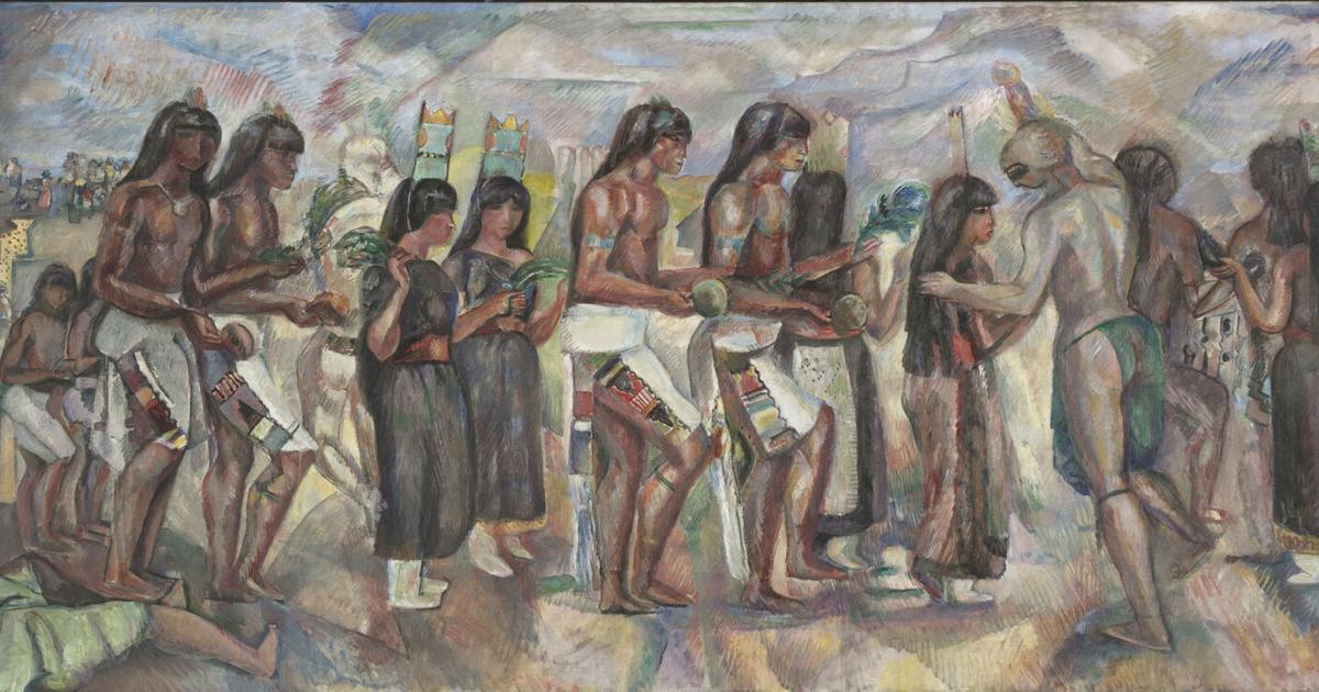How New Mexico Culture and European Influences Merged in Modernist Paul Burlin’s Distinctive, Eclectic works