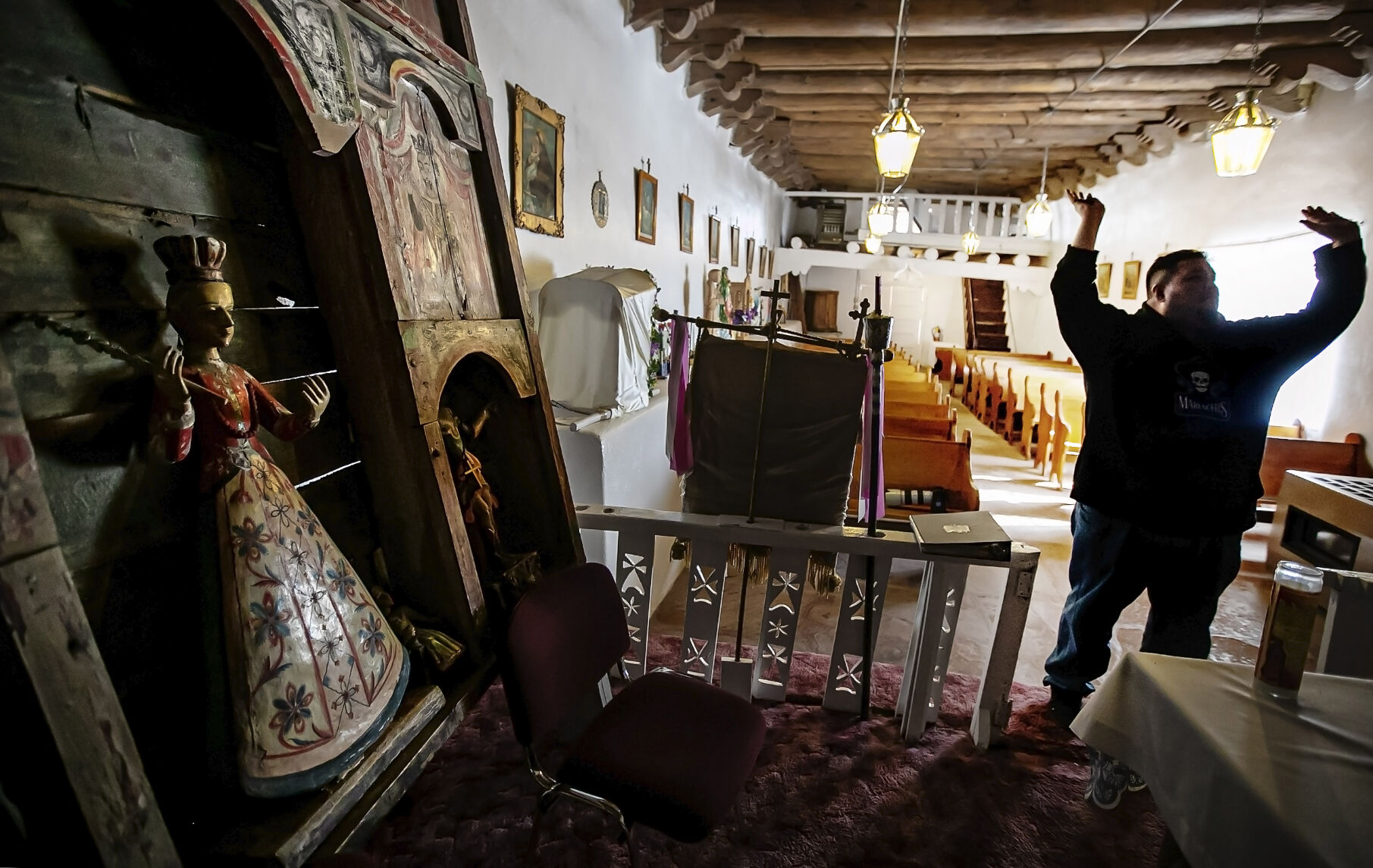 Resurrecting a rural church s treasures in New Mexico Local News