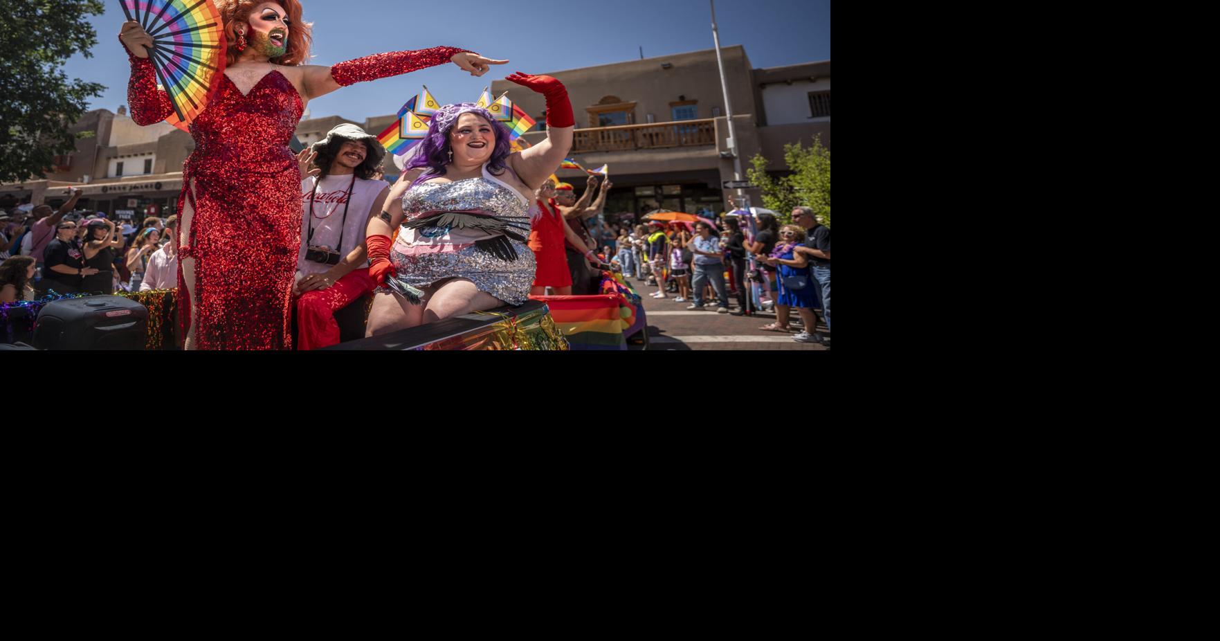 'We're not going to hide': Santa Fe Plaza fills with joyful Pride