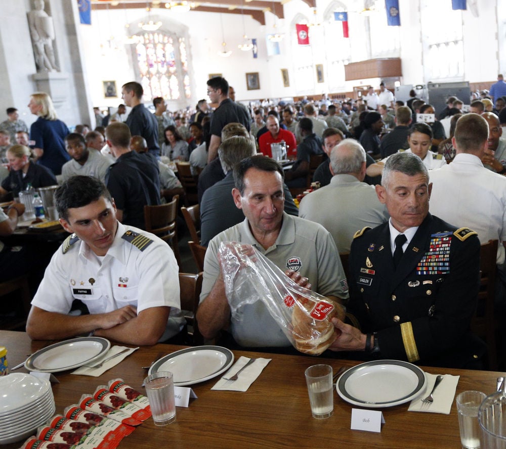 Army grad Coach K takes USA team to West Point Sports