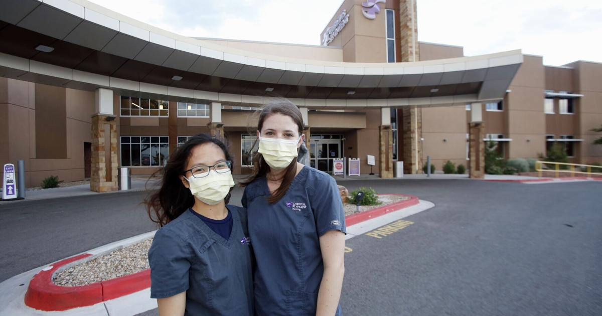 Christus St. Vincent nurses volunteer at hospitals in virus hot spots
