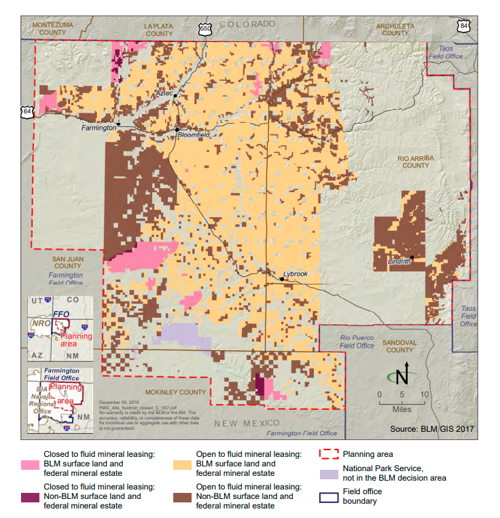 Blm Land New Mexico Map