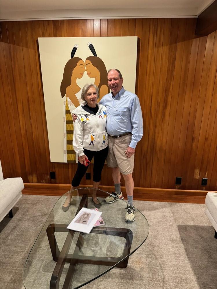 Art helping former N.M. politician Tom Udall, wife adjust to new