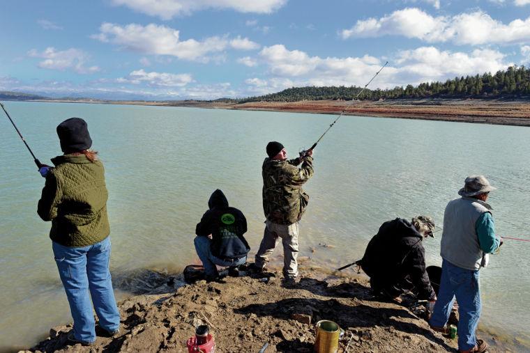 Anglers descend on Heron Lake for salmonsnagging season Outdoors
