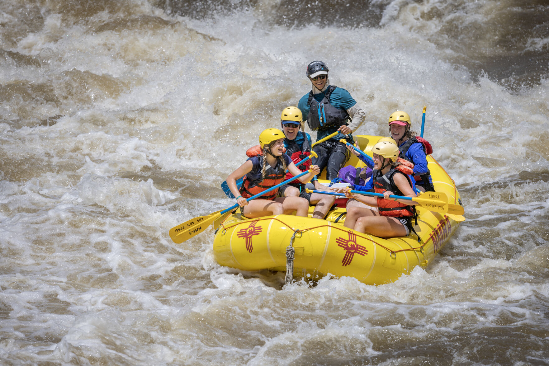 With rivers high from snowmelt and rains officials warn rafters