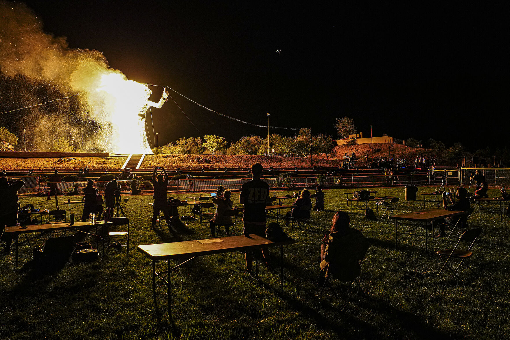 Zozobra burns, all alone | Local News | santafenewmexican.com