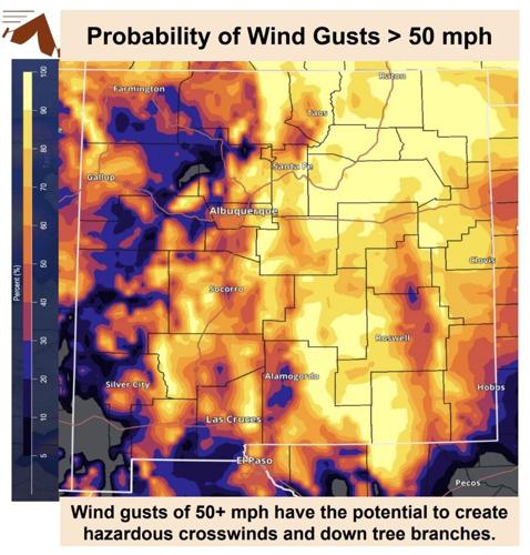 Strong winds, wintry weather predicted in New Mexico through Friday ...