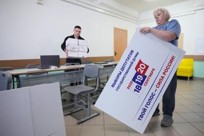 Russia votes in wartime parliamentary election set to secure the Kremlin’s power