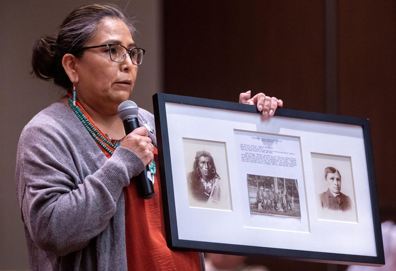 Haaland decries boarding school legacy on 'Road to Healing' tour