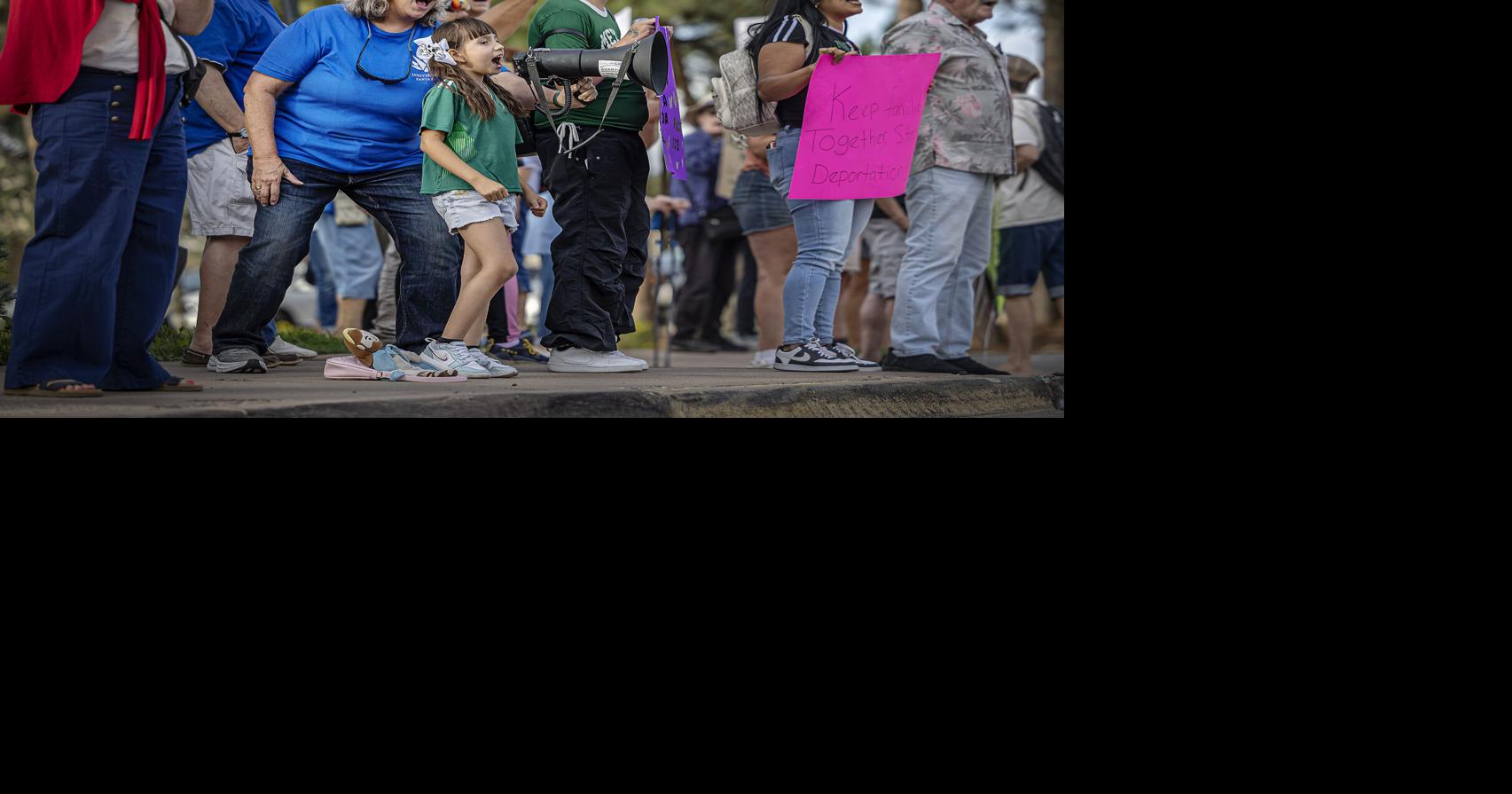 Gallery: Demonstrators decry ICE surge