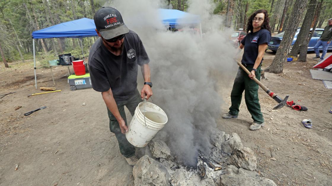 With Blaze Already Burning Santa Fe Forest Workers Sweep For Illegal Fires Local News Santafenewmexican Com With Blaze Already Burning Santa Fe Forest Workers Sweep For Illegal Fires Local News Santafenewmexican Com