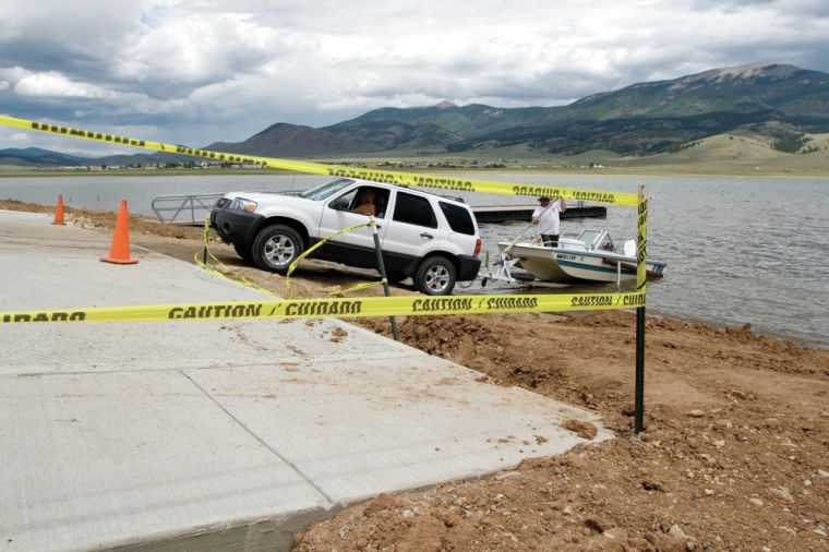Eagle Nest Lake level drops below boat ramp Local News