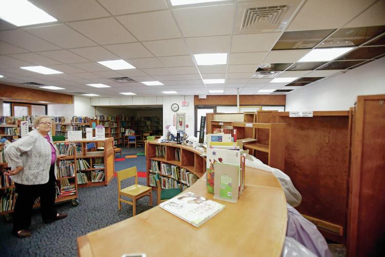 La Farge Branch Library hit hard by deluge, but staff working to