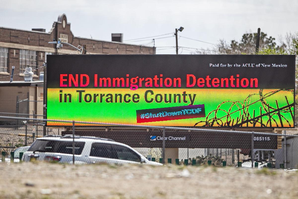 ACLU billboards call for closing New Mexico immigration detention