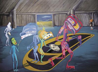 Spirit Shining Through Lawrence Paul Yuxweluptun Art