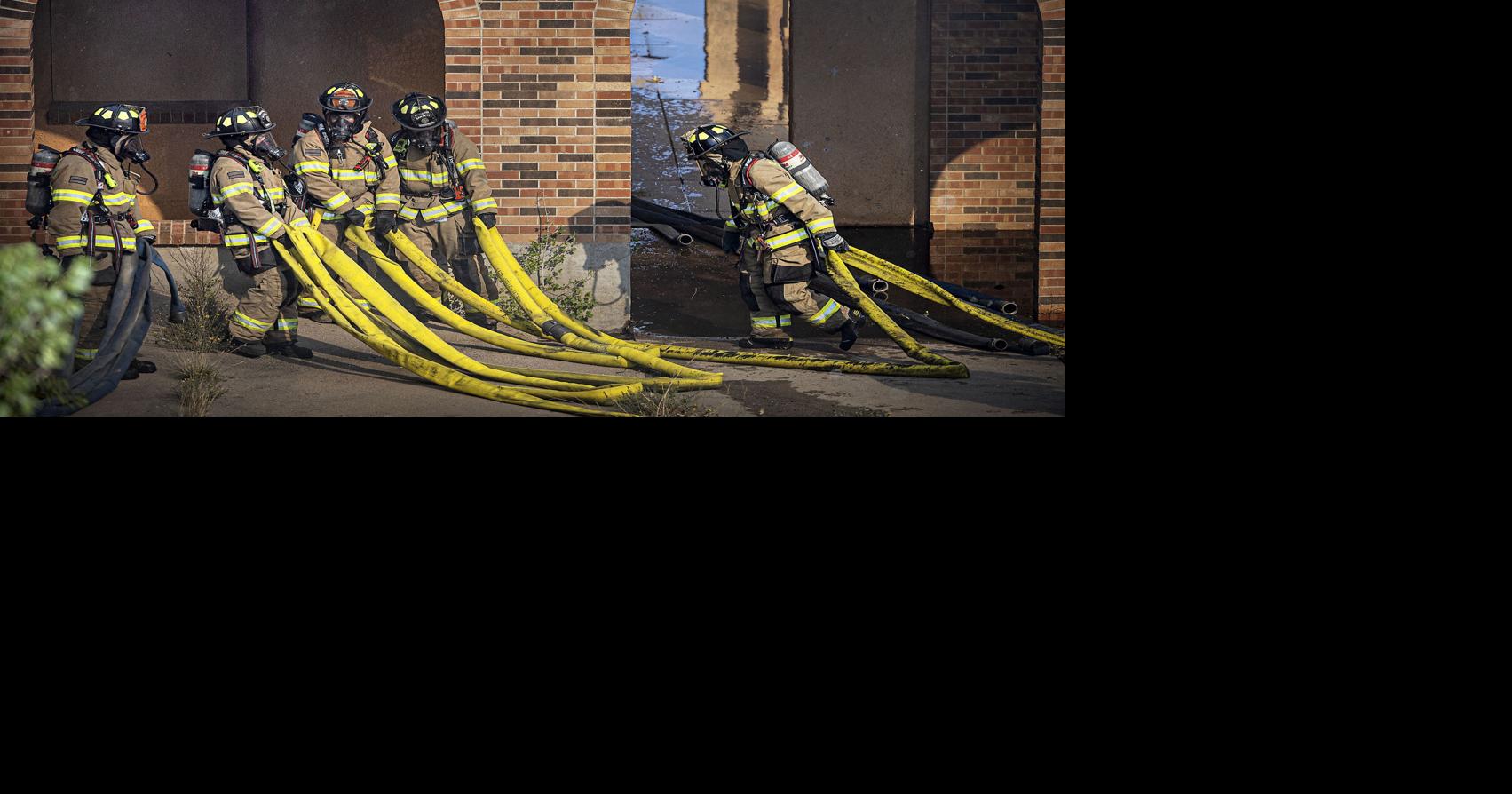 Firefighters battle flare-ups at St. Kate's while investigators get to work
