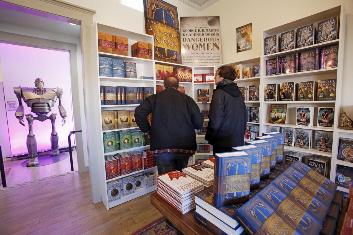 George R R Martin Opens Bookstore Next To Jean Cocteau Cinema Local News Santafenewmexican Com