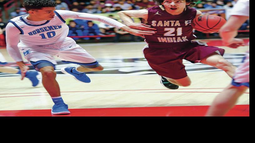 Santa Fe Indian School Beats St Michael S 48 35 Advances To