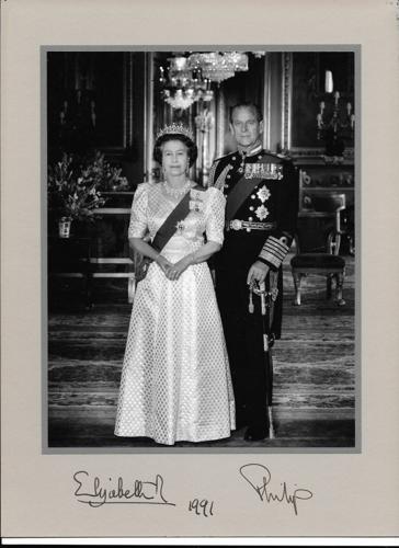 ERII and Prince Philip, gift to bv 1991.jpg