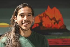 Navajo Nation artist brings Shiprock to Santa Fe