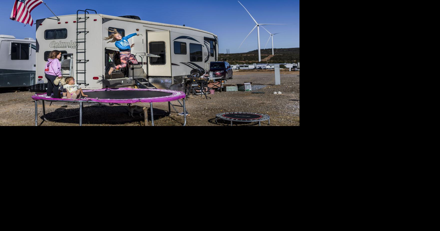 Corona bustling amid wind farm construction, but some locals aren't pleased