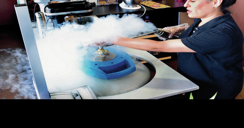 Cloud 9 Creamery uses fresh ingredients and liquid nitrogen to set
