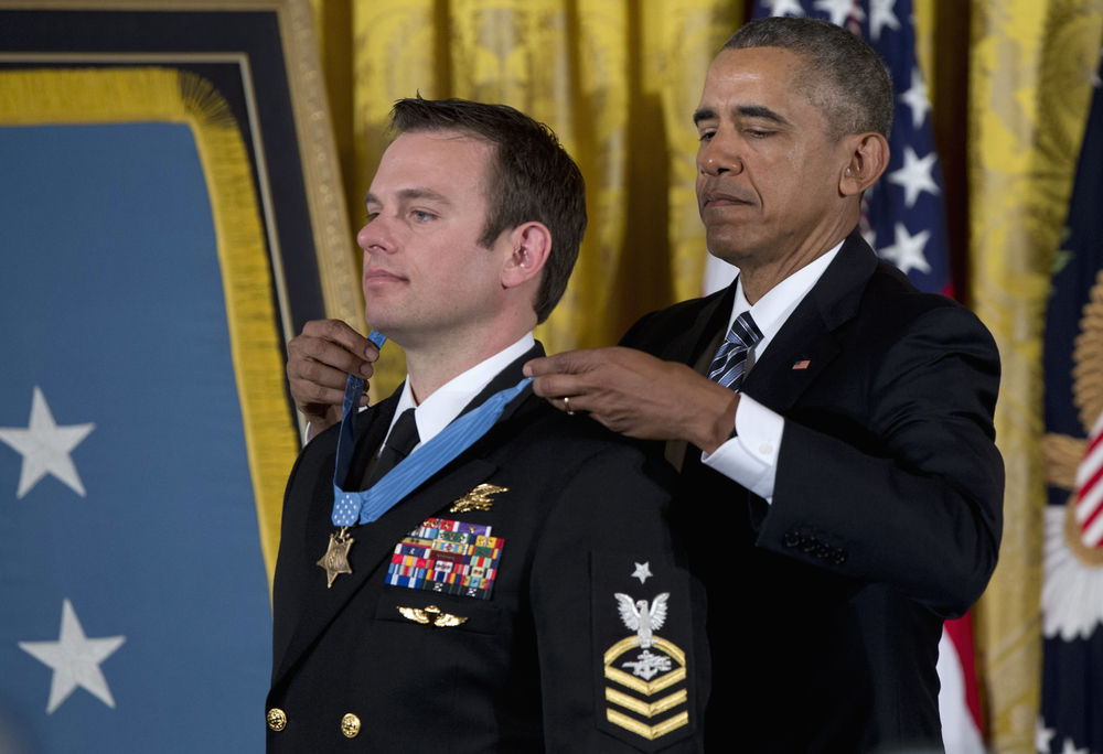 SEAL Team 6 member is given Medal of Honor by Obama | News ...