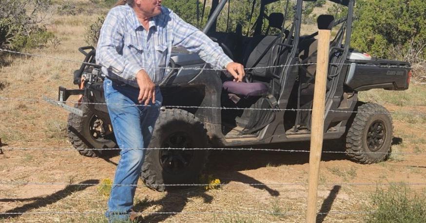 Rancher: Santa Fe County built Rail Trail on his property, illegally knocked down fence
