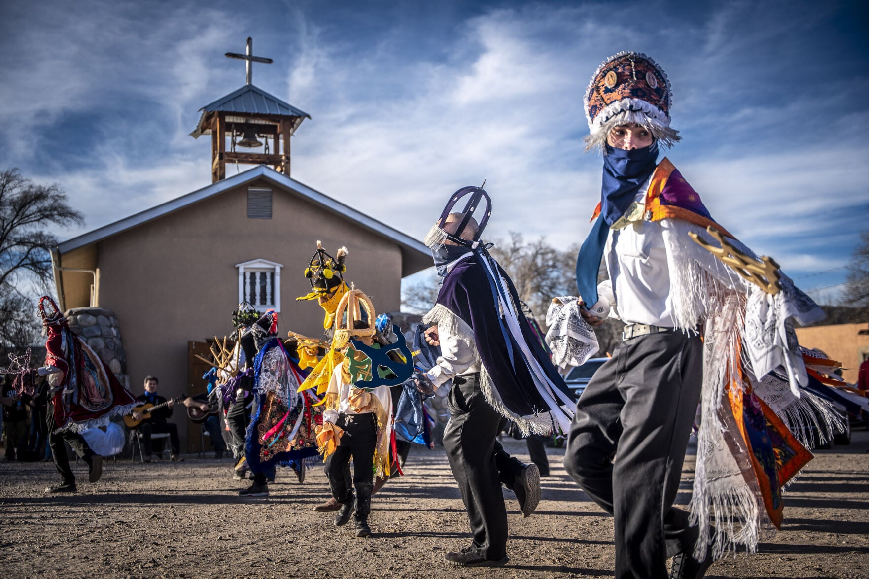 Matachin 'A lot of prayer': Alcalde matachin dancers carry on New Mexico ...