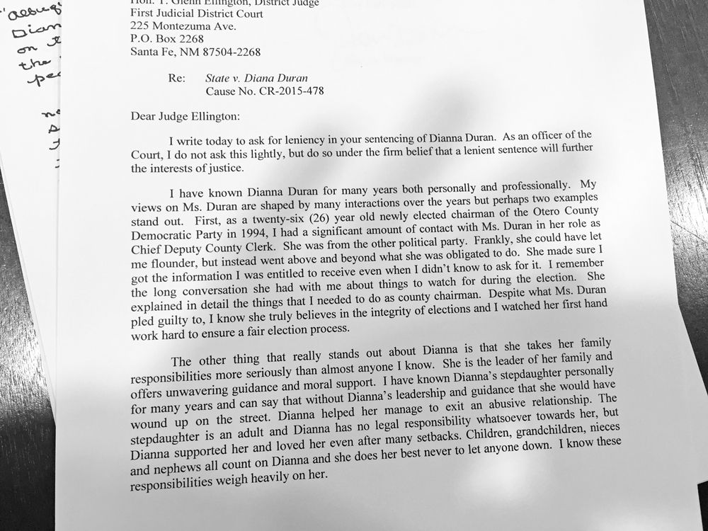 Rep Pearce Writes Letter To Judge Urging Leniency At Duran Sentencing Local News Santafenewmexican Com