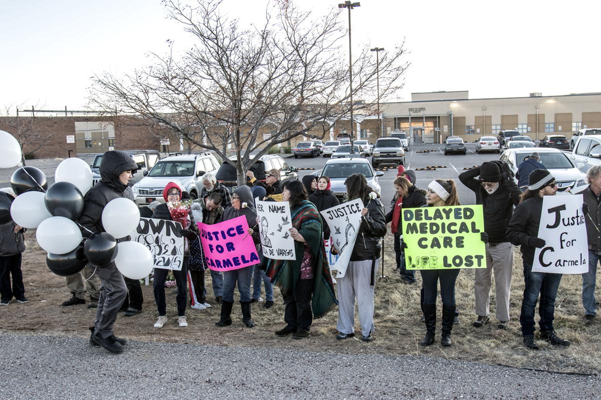 Family Friends Mourn A Death Protest At Santa Fe County Jail