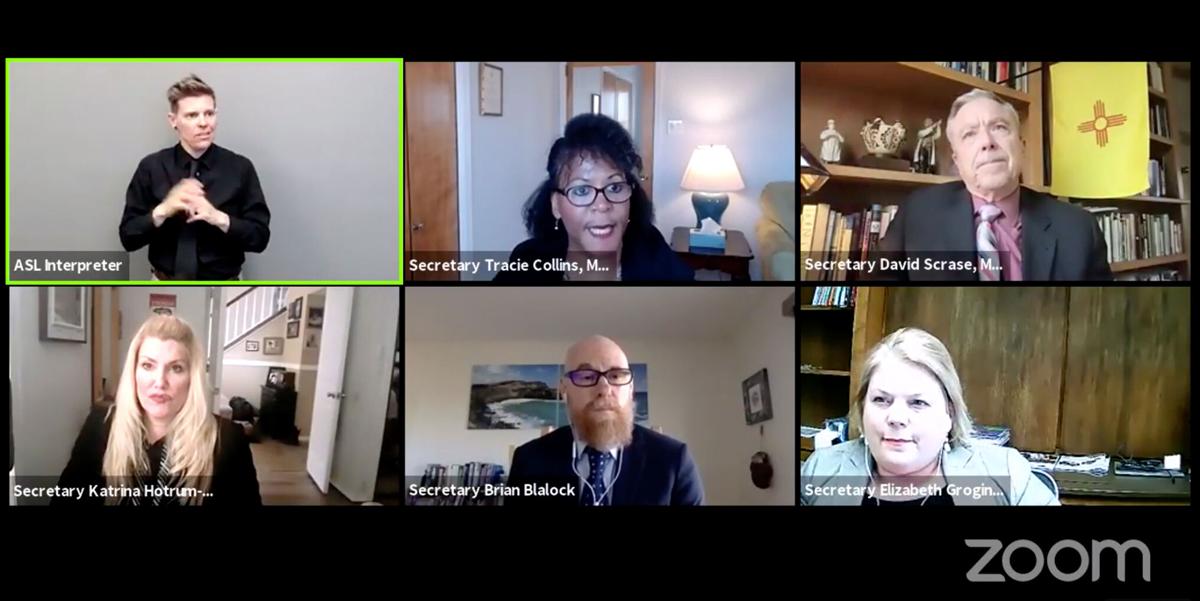 New Mexico Leaders Discuss Difficulties In Deadly Pandemic Year Coronavirus Santafenewmexican Com Original time travel idea by julie nolke. new mexico leaders discuss difficulties