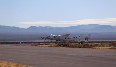 Virgin Galactic makes first flight from New Mexico site