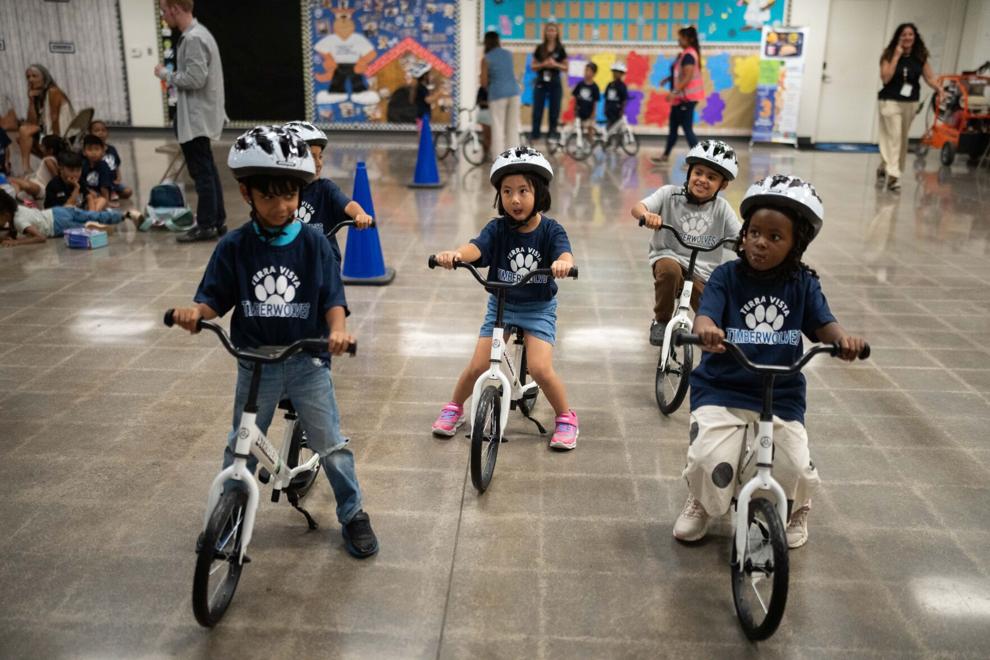 Kindergarten Bike Riding Program Brings Bicycle Lessons Into School Gyms