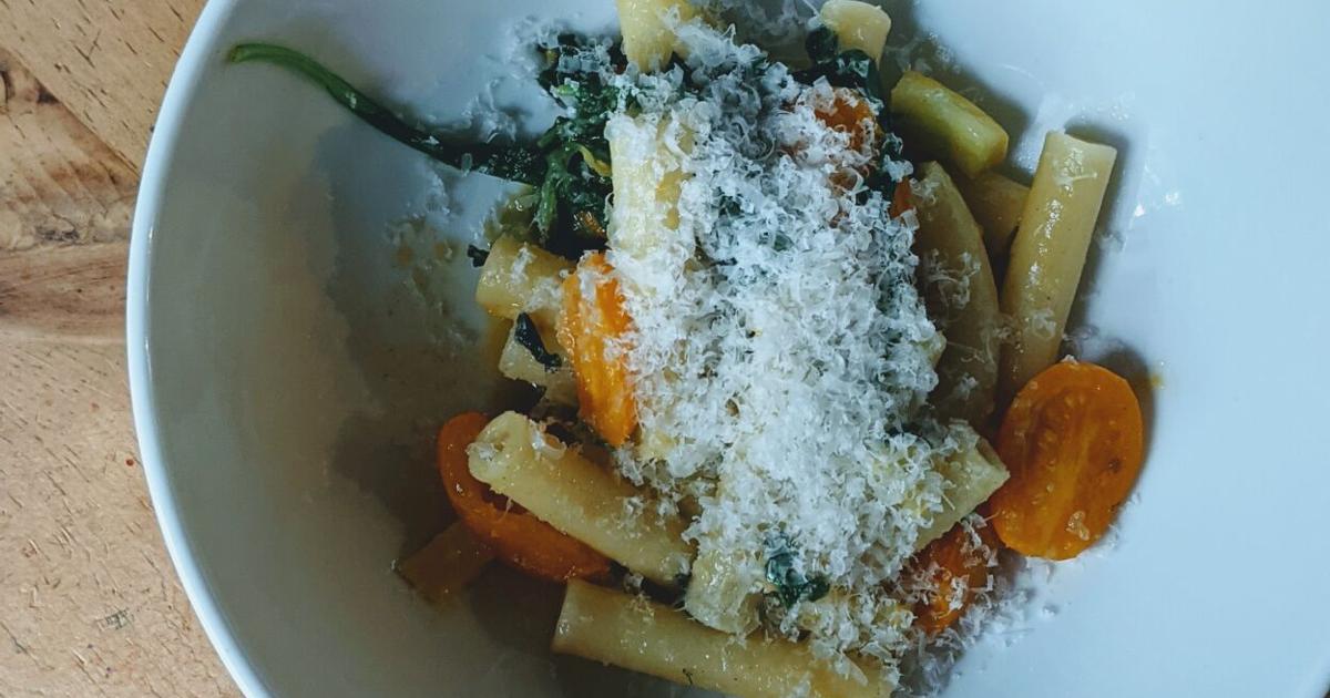 Splendor Pasta Brown butter pasta loaded with summer vegetables is seasonal splendor ...