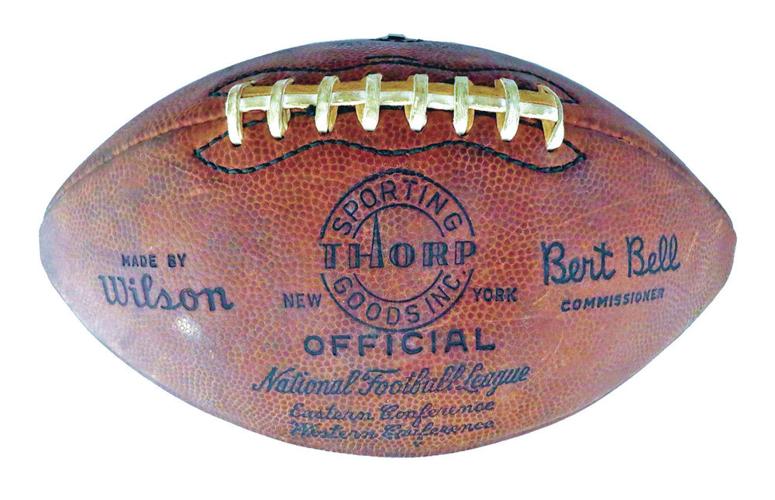 Football from 1958 NFL Championship game up for auction, Sports