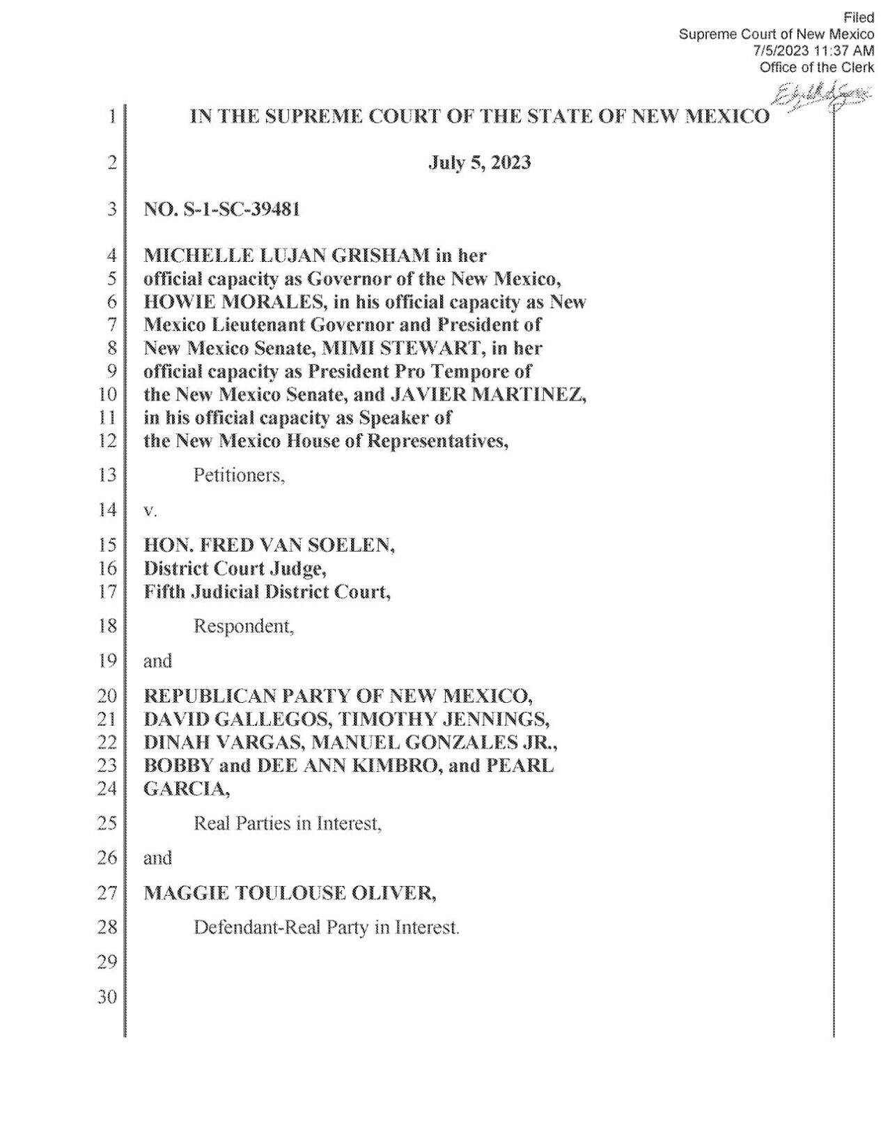 N.M. Supreme Court Gives Hope To GOP In Redistricting Suit ...